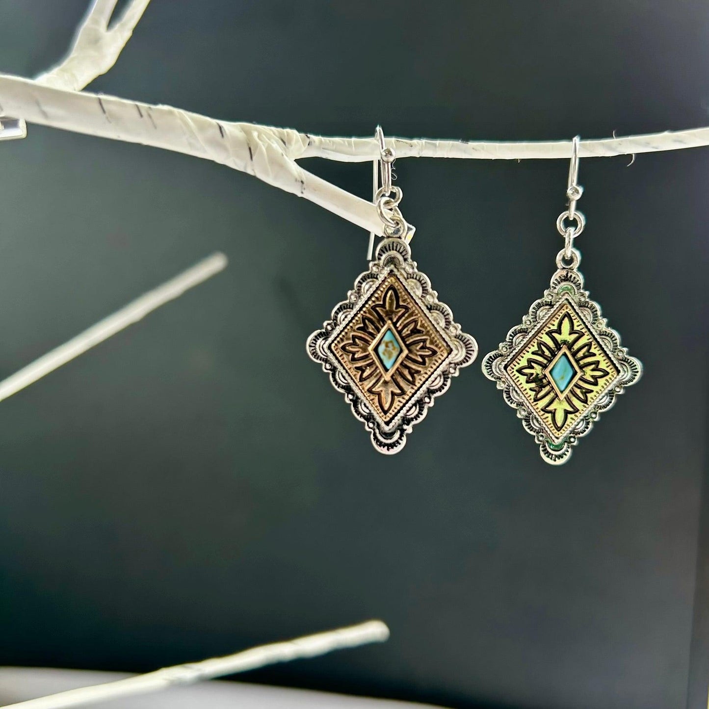 Geometric Fashion Earrings - Bigfoot Yarns