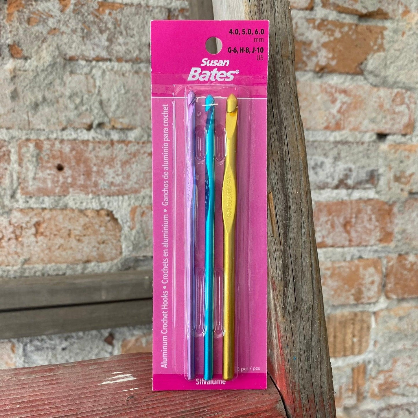 Susan Bates Silvalume Crochet Hook 3-pack - Bigfoot Yarns