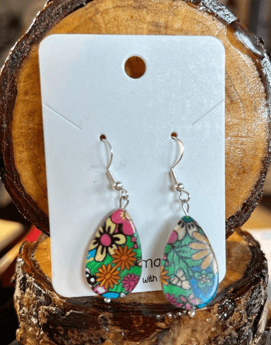 Flower Earrings - Bigfoot Yarns