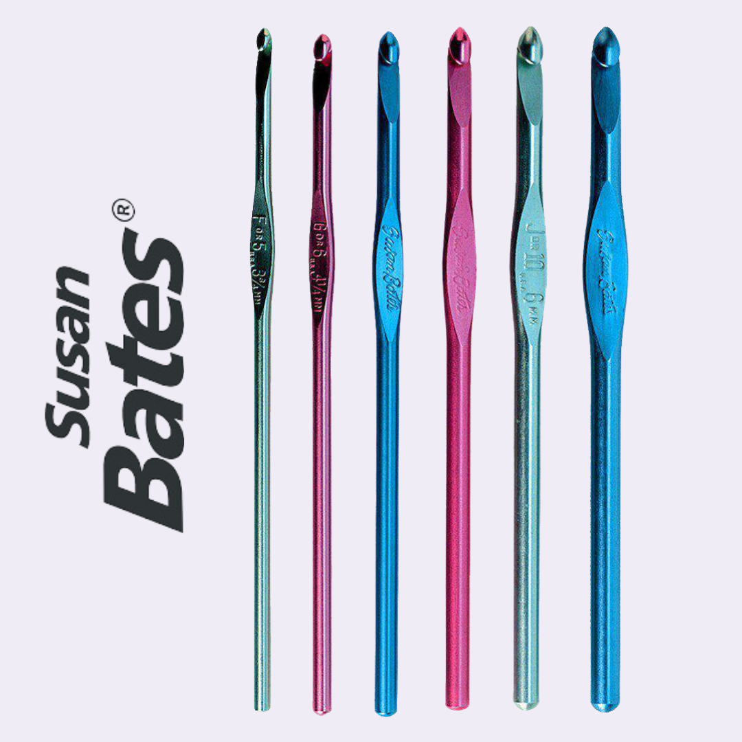 Susan Bates Silvalume Crochet Hooks