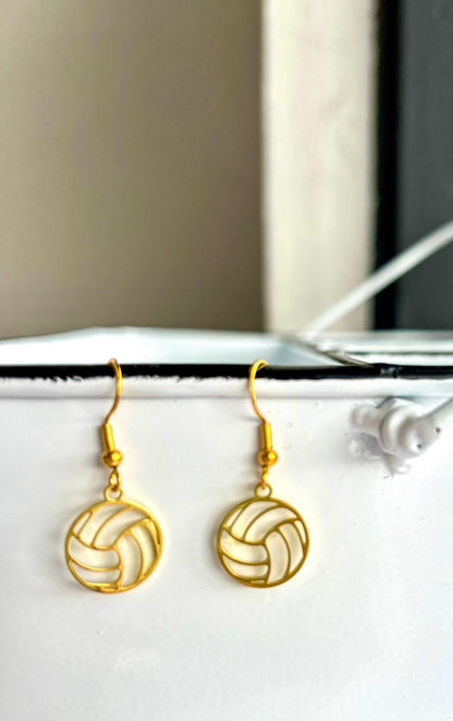 Volleyball Earrings - Bigfoot Yarns